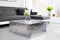 Salontafel Abstract Zilver 60cmx60cm - 35722