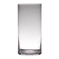 Hakbijl glass Archer Soda Bubbles Cilinder Vaas - H 40 x D 19 cm