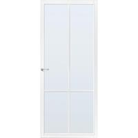 CanDo Capital binnendeur Topeka wit mat glas opdek rechts 78x211,5 cm