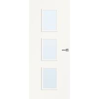 CanDo Capital binnendeur Caracas wit blank glas schuifdeur 88x211,5 cm