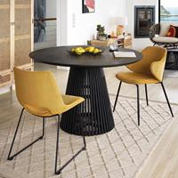 Kave Home Ronde Eettafel 'Jeanette' 120cm, kleur Zwart