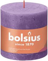 Bolsius Shine rustiek stompkaars 100/100 Vibrant Violet