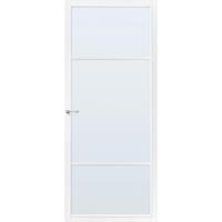 CanDo Capital binnendeur Nashville wit blank glas opdek rechts 83x231,5 cm