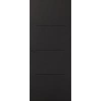 CanDo Capital binnendeur Carson zwart opdek rechts 83x201,5 cm