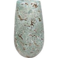 Ter Steege Vase Aya vulcan ice green glazen vaas 14 cm