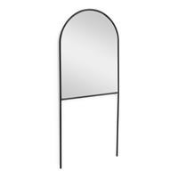 kavehome Nazara schwarzer Ganzkörperspiegel aus Metall 70 x 161 cm - Kave Home