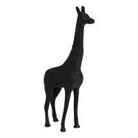 Deco beeld Giraffe Zwart
