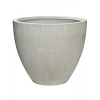 Pottery Pots Pot Ridged Vertical Jesslyn S Cement 51x43 cm ronde bloempot