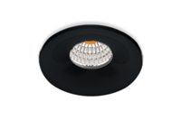 Groenovatie Inbouwspot LED 3W, Zwart, Rond, Ã48mm, Dimbaar, Warm Wit