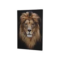 Cosy & Trendy Canvas schilderij 90 x 60 cm leeuwen print - voor woonkamer, kantoor of slaapkamer