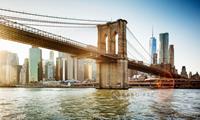 Karo-art Afbeelding op acrylglas - Brooklyn Bridge, New York