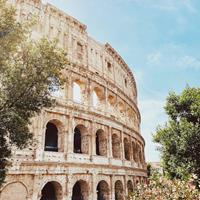 Karo-art Schilderij - Colosseum Rome, 3 maten, premium print