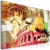 Karo-art Schilderij - Charming Rome, Multi-gekleurd, premium print