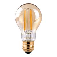 markenlos Noxion Lucent Fadenlampe led E27 Birne Messing 7.2W 630lm - 822 Extra Warmweiß Dimmbar - Ersatz für 50W