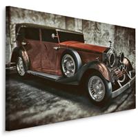 Karo-art Schilderij - Prachtige Oldtimer , print op canvas, Premium print