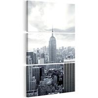 Karo-art Schilderij - New York: Empire State Building , 3 luik