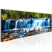 Artgeist Beautiful Waterfall Leinwandbild 120x40cm