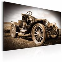 Karo-art Schilderij - Retro Car, Oldtimer, Sepia