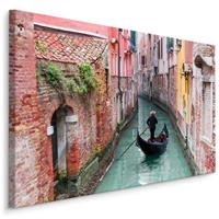 Karo-art Schilderij - Het prachtige Venetië, Italië, premium print