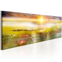 Artgeist Sunny Sea Leinwandbild 135x45cm
