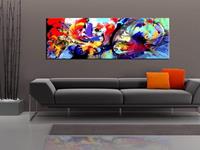 Artgeist Colourful Immersion Leinwandbild 135x45cm
