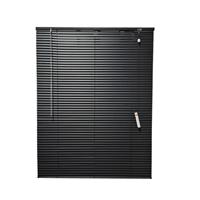 Baseline horizontale jaloezie PVC zwart 60x130cm
