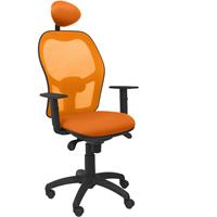 PIQUERAS Y CRESPO Jorquera Stuhl orange Mesh Bali orange Sitz mit fester Kopfstütze