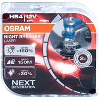 Osram Night Breaker Laser HB4 9006NL 12V 51W Next Gen. (2 Stück)