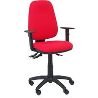 PIQUERAS Y CRESPO Roter Tarancon-Stuhl mit verstellbaren Armlehnen