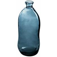 ATMOSPHERA Vase aus recyceltem Glas, Höhe 73 cm, Grau - 