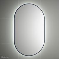 Muebles Ola spiegel met LED-verlichting 92x52cm donkerblauw