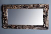 BadkamerExclusief Spiegel driftwood 120x70 cm.
