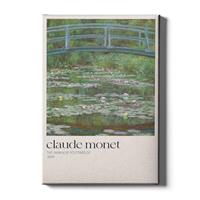 Walljar | Canvas schilderij Claude Monet The Japanese Footbridge