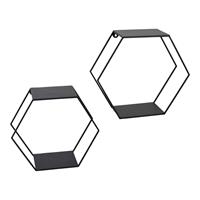 Jax Design | Set van 2 wandboxen Hexagon