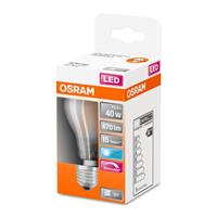Osram LED SUPERSTAR CLASSIC A 40 BOX DIM Kaltweiß Filament Matt E27 Glühlampe, 434660 - 