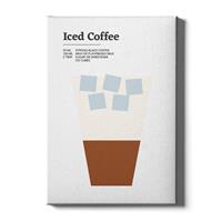 Walljar | Canvas schilderij Iced Coffee