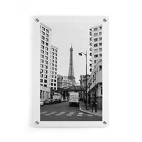 Walljar | Plexiglas schilderij Eiffel Tower Street