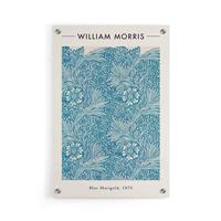 Walljar | Plexiglas schilderij William Morris Blue Marigold