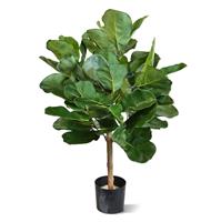 Royal Lyrata bol deluxe kunstplant 75 cm