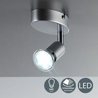 B.K.LICHT LED Deckenlampe Wohnzimmer schwenkbar GU10 Metall Decken-Spot Leuchte 1-flammig