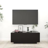 Tv-meubel 100x35x40 cm spaanplaat zwart