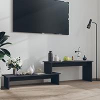 vidaXL Tv-meubel 180x30x43 cm spaanplaat grijs