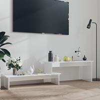 vidaXL Tv-meubel 180x30x43 cm spaanplaat hoogglans wit