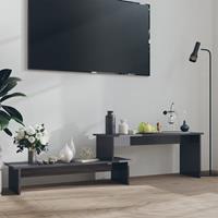 vidaXL Tv-meubel 180x30x43 cm spaanplaat hoogglans grijs