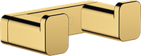 Hansgrohe Addstoris handdoekhaak dubbel polished gold optic 41755990