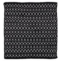 Boho Badematte 60x60 cm Schwarz - Sealskin