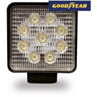 Goodyear Arbeitsleuchte 9 LED 2150 lm 10-80v 27w quadratisch 60º 