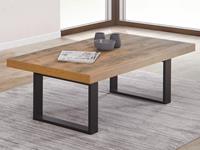 Mobistoxx Salontafel LIEZE 130 cm tropix hout met U-poten