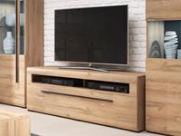 Mobistoxx Tv-meubel TULIO 1 lade 140 cm grandson oak zonder led