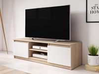 Mobistoxx TV-meubel DELLING 2 deuren sonoma/wit met verlichting